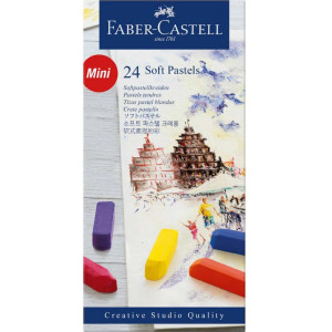 Пастель у наборі 24 кольори 35мм Soft, Faber-Castell. Photo 2