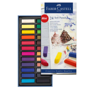 Пастель у наборі 24 кольори 35мм Soft, Faber-Castell
