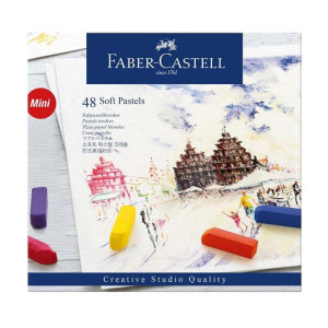 Пастель в наборе 48 цветов 35мм Soft, Faber-Castell. Photo 3